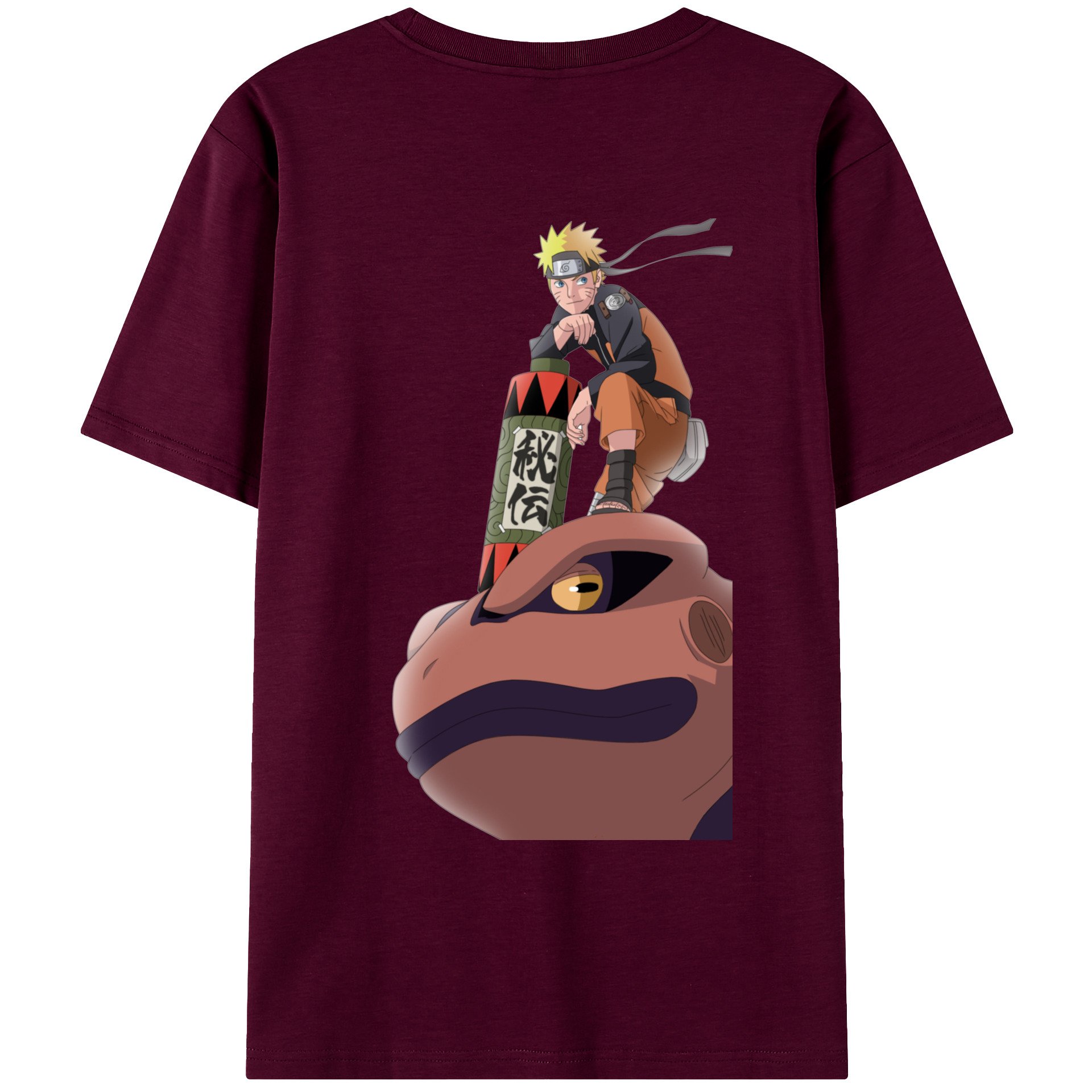 （画像用） NARUTO -ナルト- うずまき ナルト Uzumaki Naruto レディース半袖Tシャツ(バックプリント)